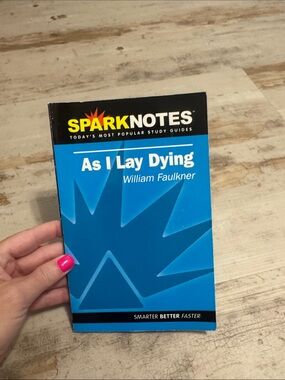 SparkNotes: As I Lay Dying by William Faulkner - Blue Cover